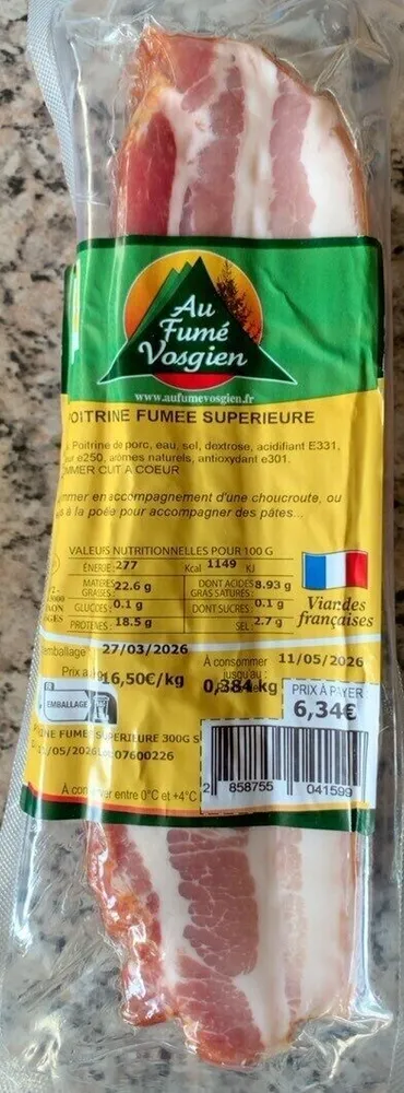 Poitrine Fumee superieure