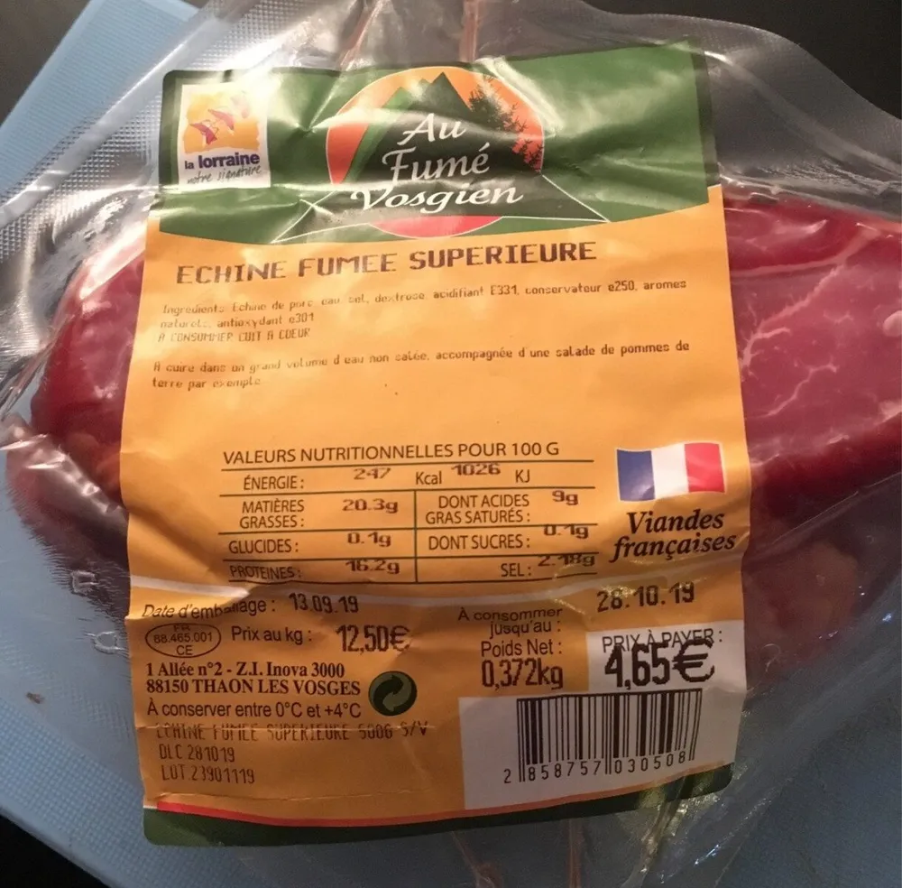 Echine Fumee Superieure