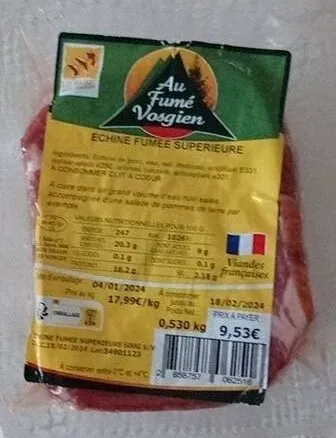 Échine fumée supérieure