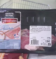 Bavette de porc marinée à la fleur de sel