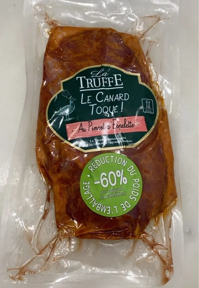 Magret de canard marine au piment d’espelette origine france