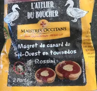 Magret de canard du sud ouest en tournedos rossine