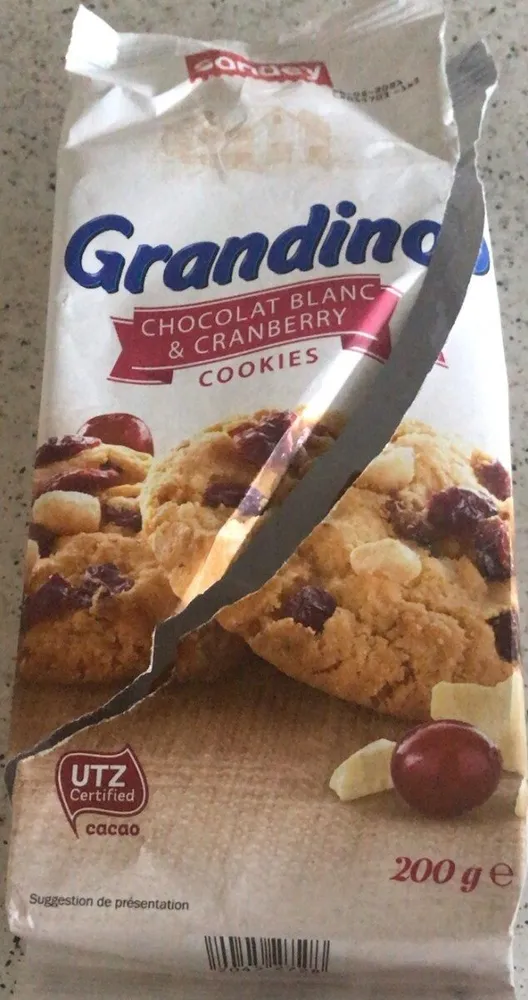 cookie chocolat blanc & cranberry