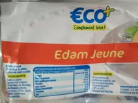 Edam jeune au lait pasteurisé