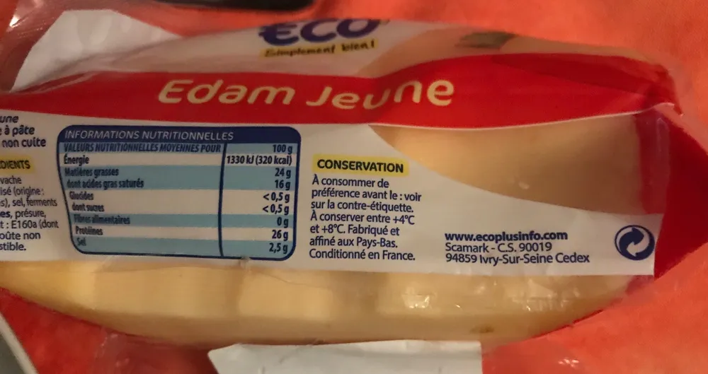 Edam jeune