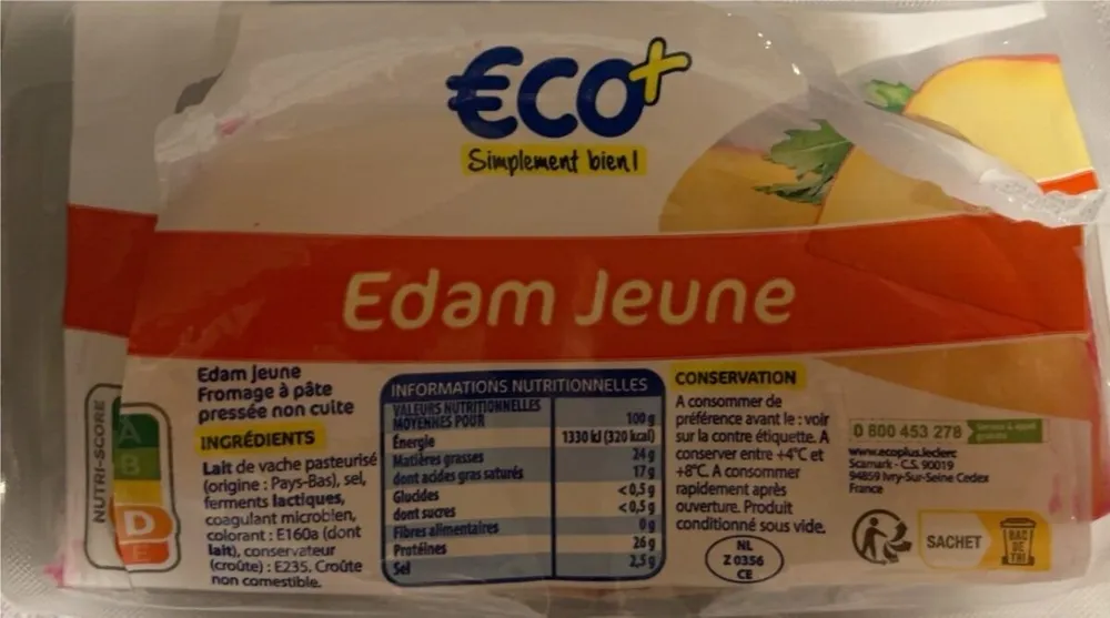 Edam jeune