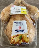 Poulet cuit fume