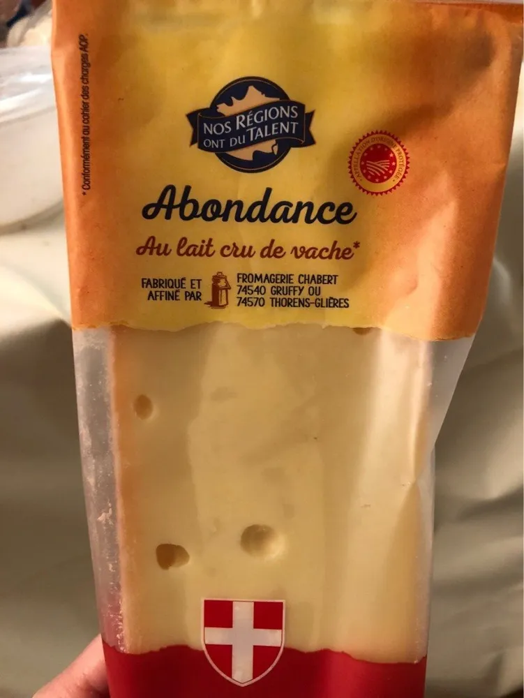 Abondance au lait cru de vache