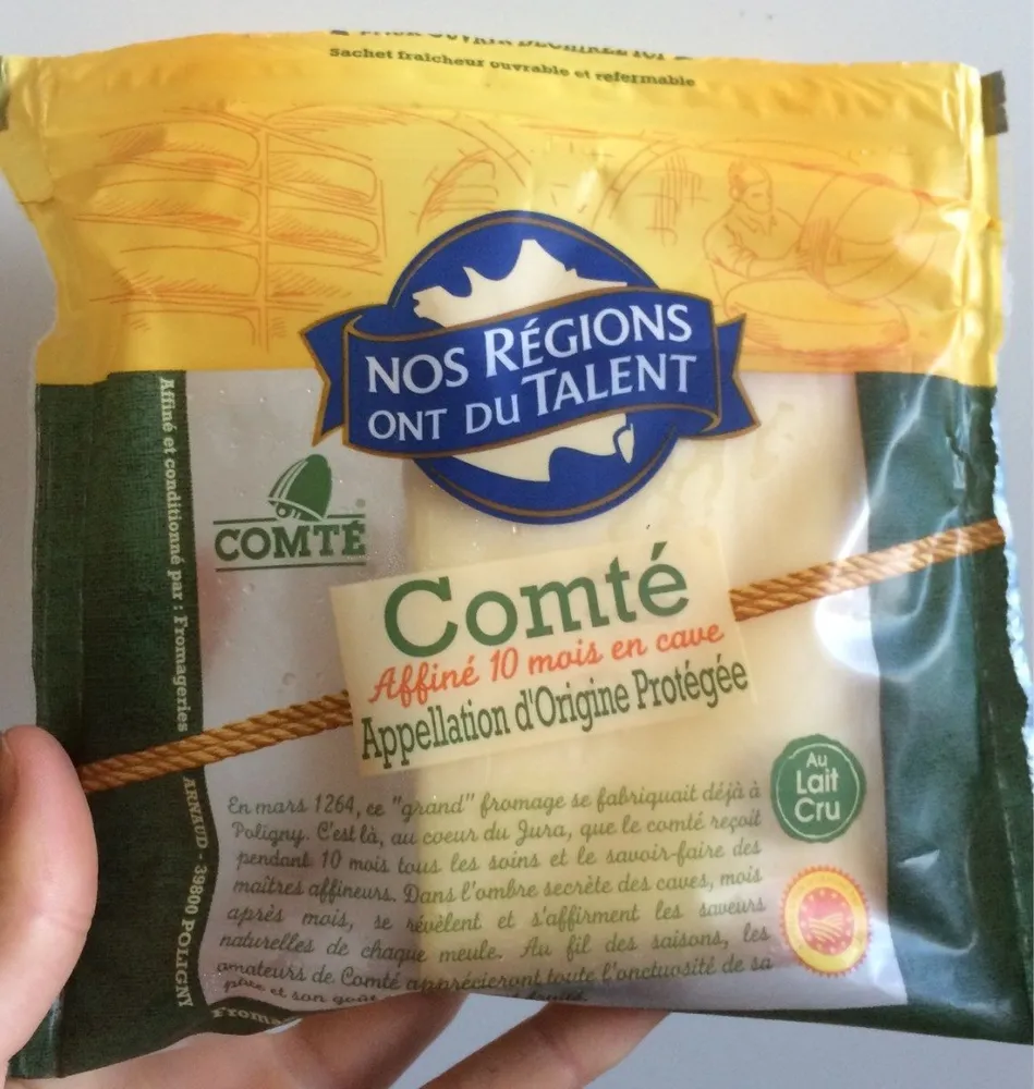 Comté, affiné 10 mois en cave