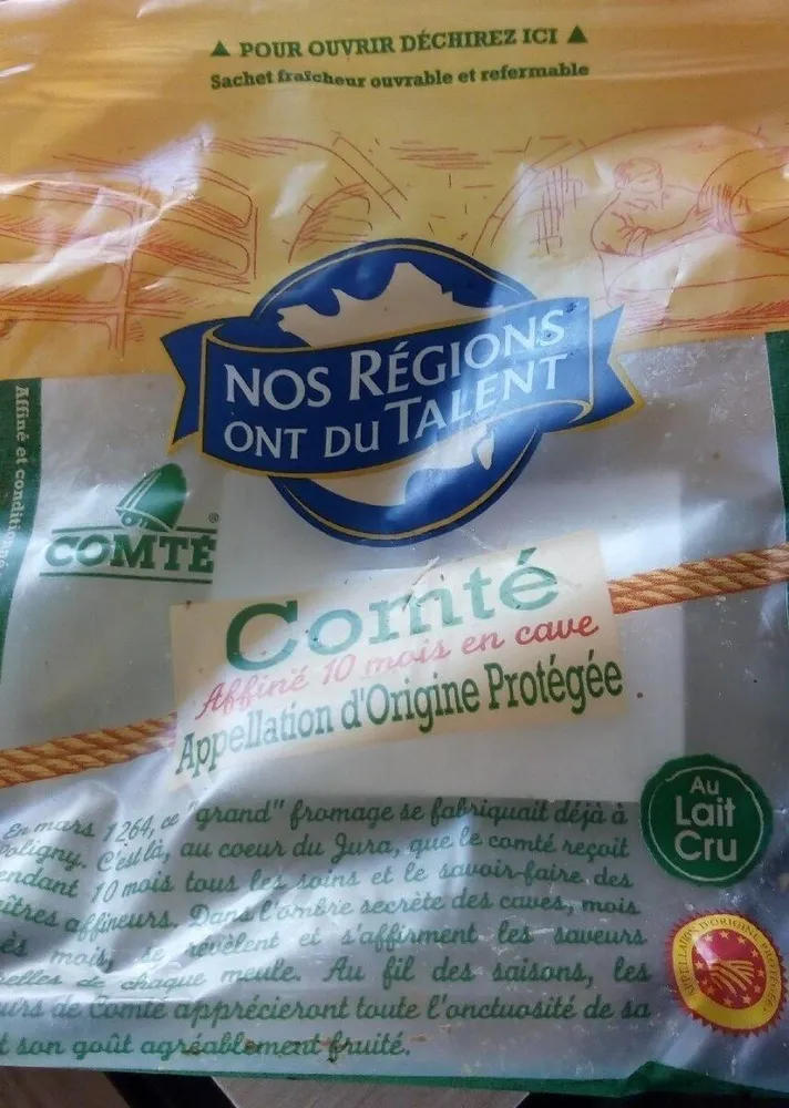 Comté affiné 10 mois en cave