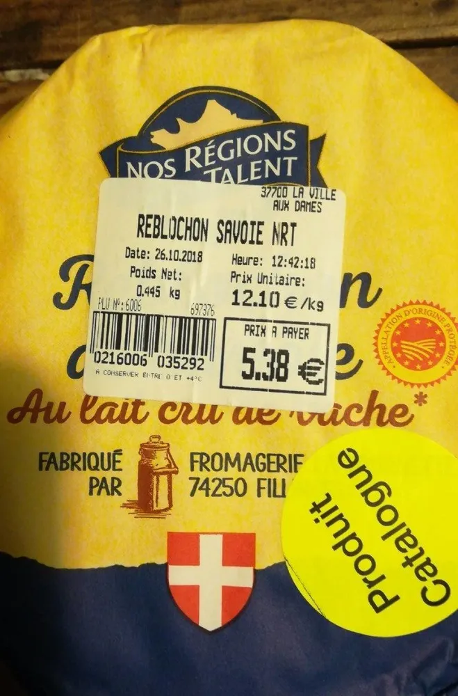 Reblochon de Savoie au lait cru