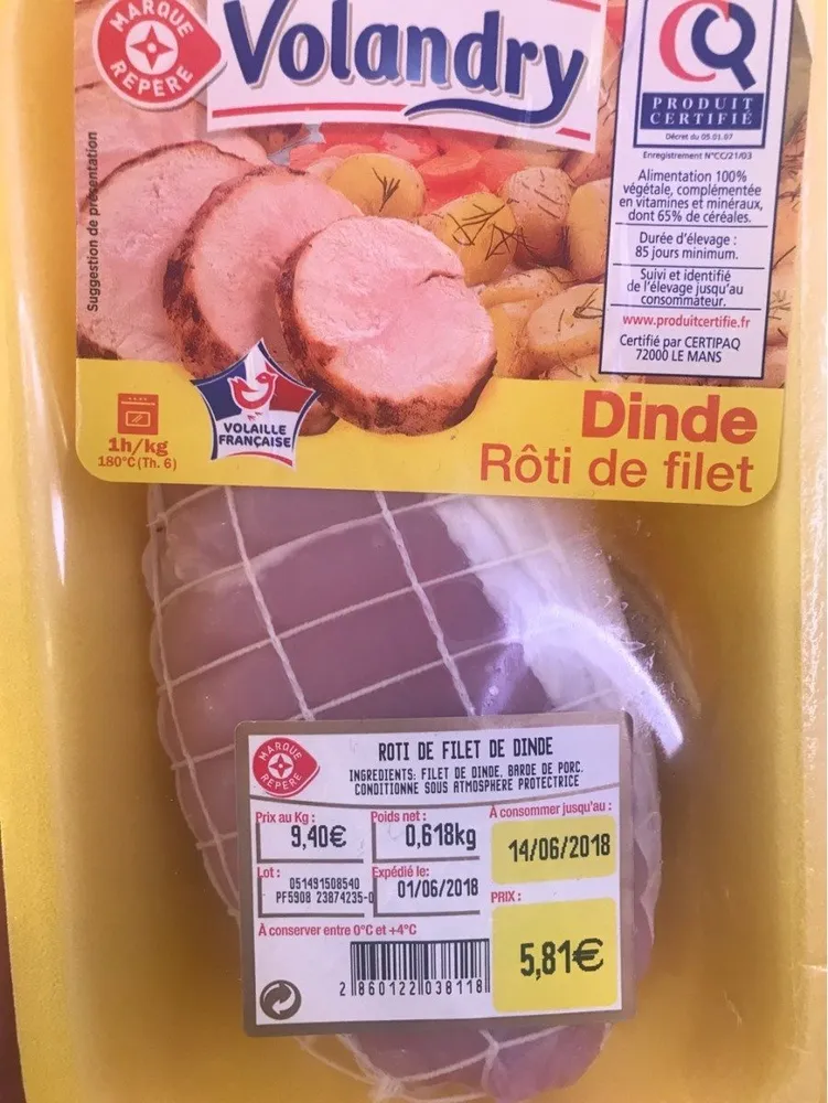 Roti de dinde