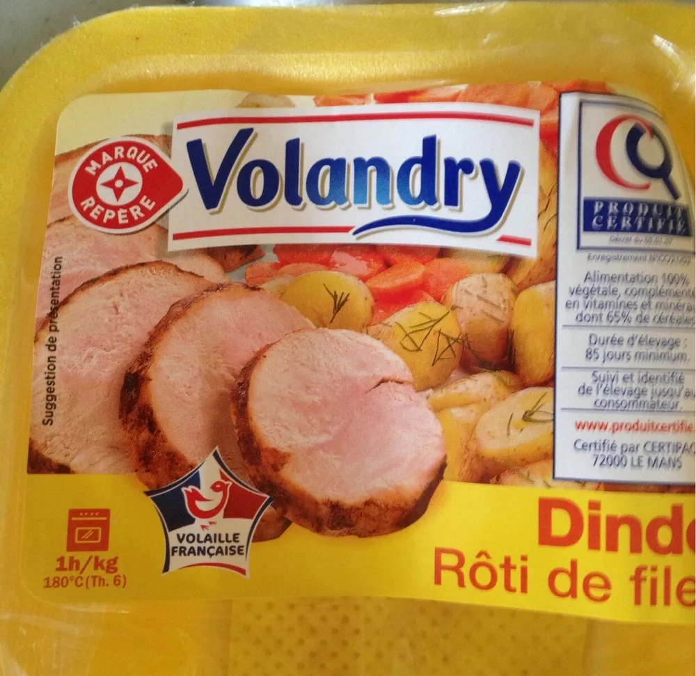 Dinde rôti de filet