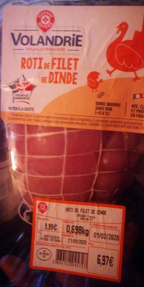 Rôti de Filet de dinde