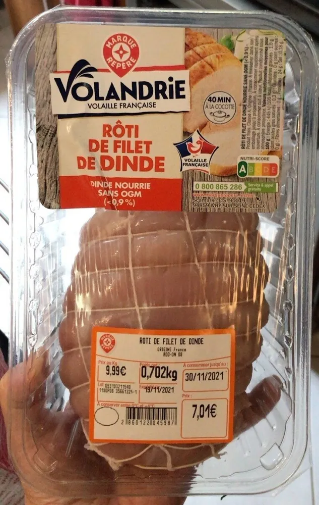 Rôti de filet de dinde
