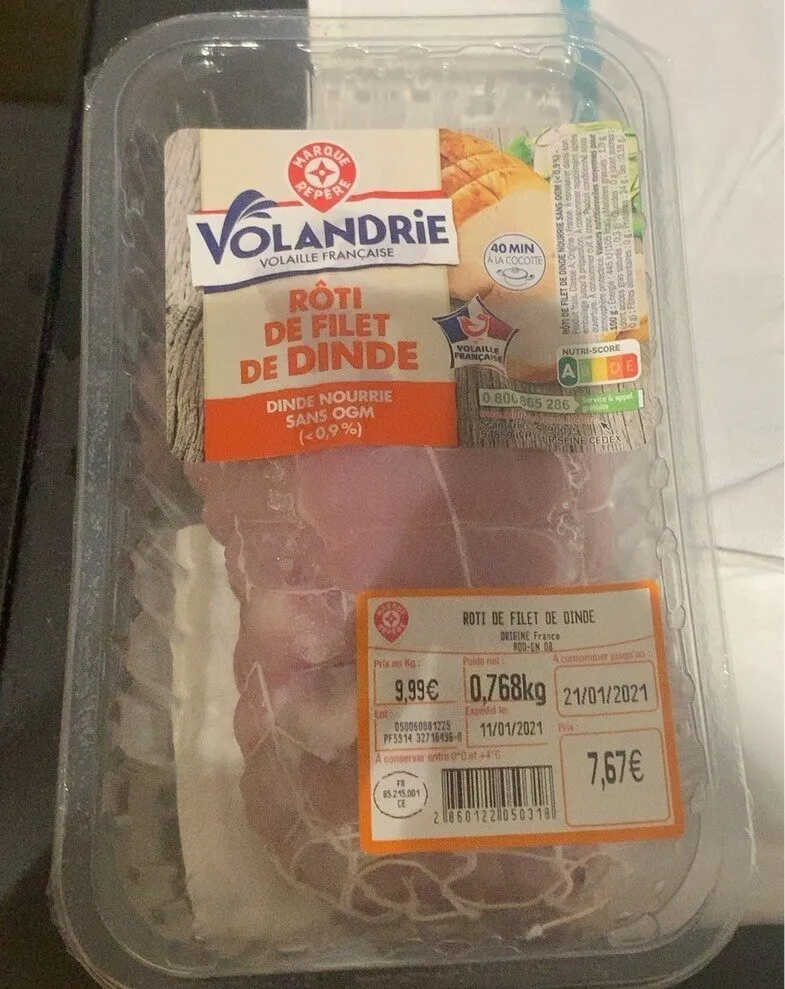 Roti de filet de dinde