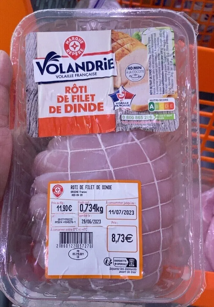 Roti de filet de dinde