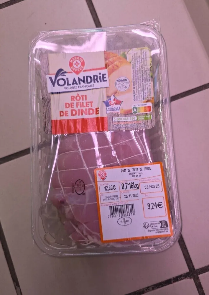 Rôti de filet de dinde
