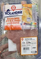 Escalope extra fines de dindes