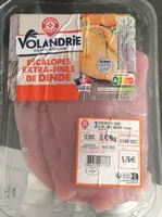 Escalopes extra fines de dinde