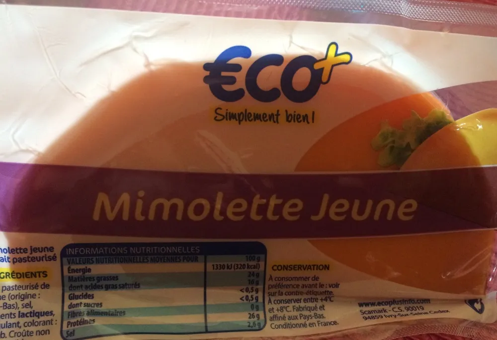 Mimolette Jeune au lait pasteurisé