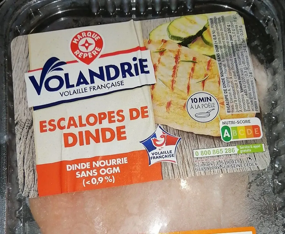 Escalope de dinde