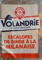 Escalopes dinde milanaise