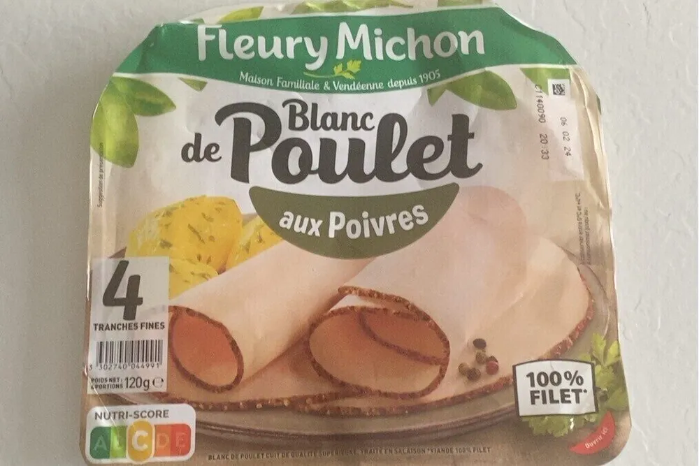 Blanc de Poulet aux aux poivres