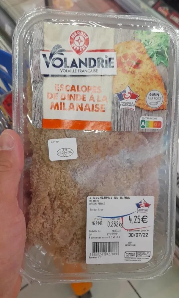 Escalope milanaise