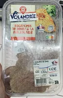 Escalopes de dindes a la milanaise