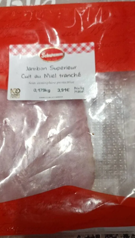 Jambon Supérieur Cuit Au miel