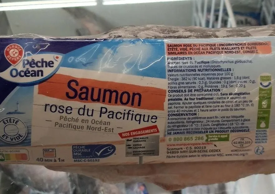 Saumon rose du pacific