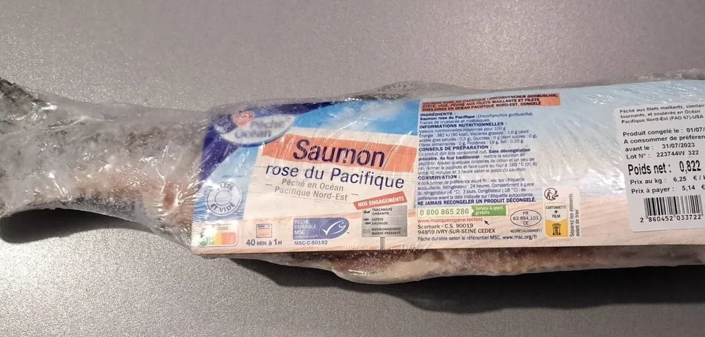 Saumon rose du pacifique
