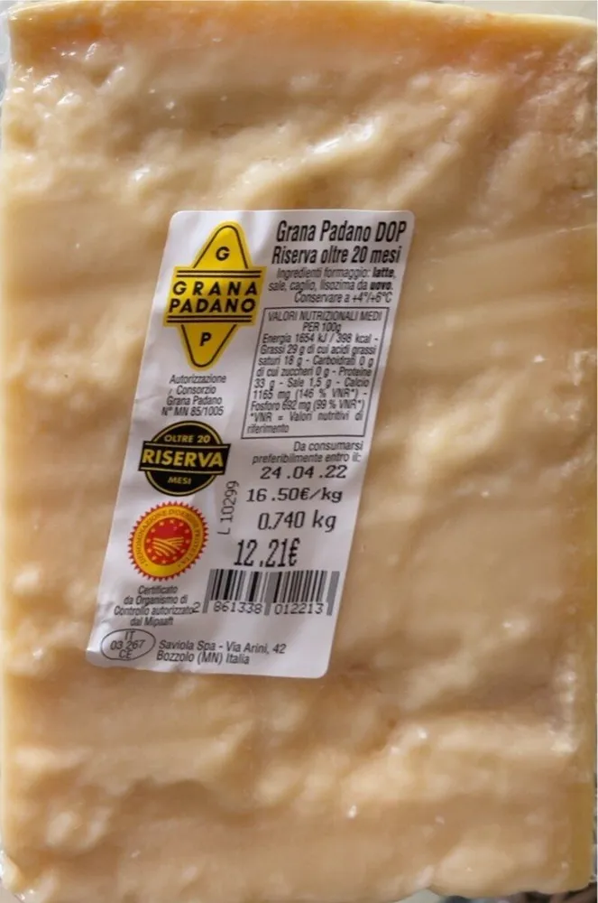 Grana Padano DOP Riserva oltre 20 mesi