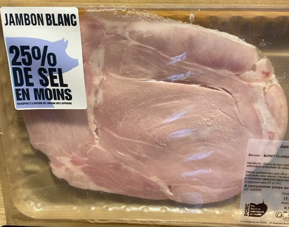Jambon cuit supérieur AC