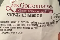Saucisses aux herbes *8