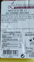 Paupiettes de porc