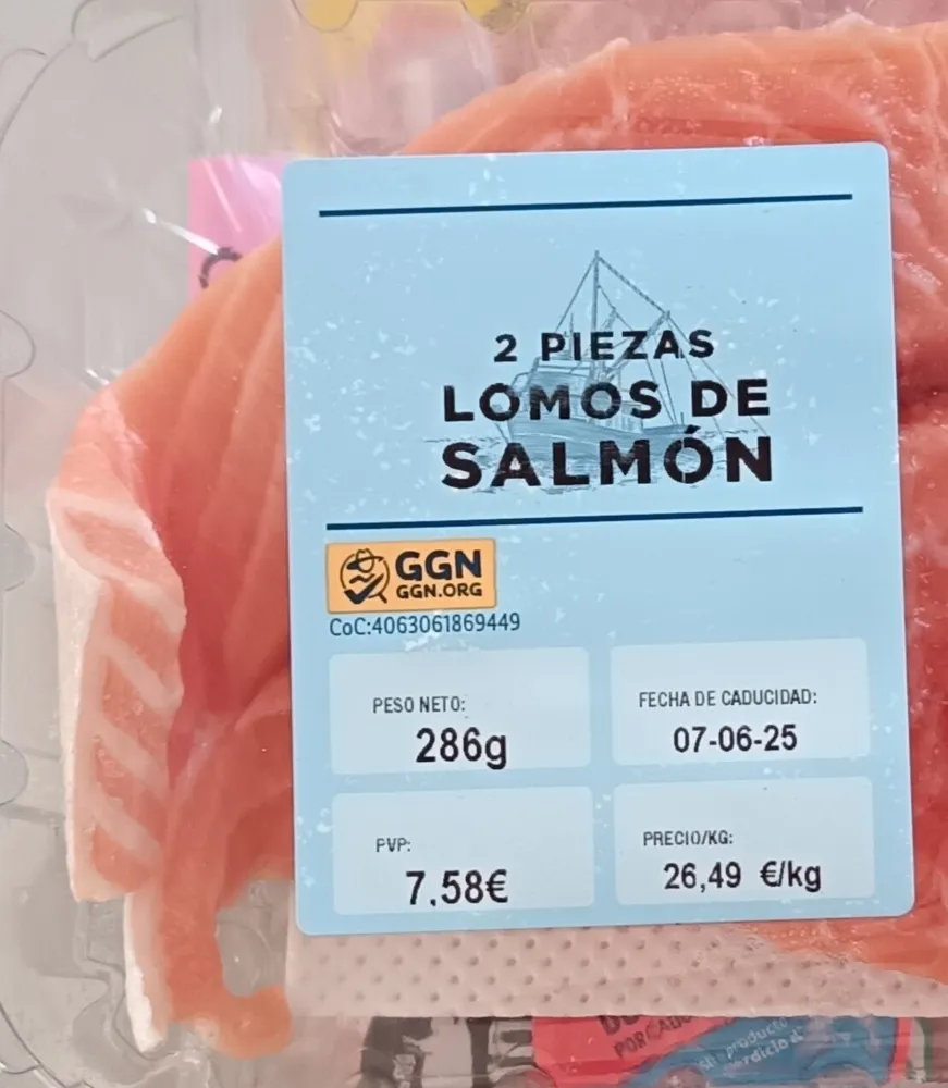Lomos de salmón