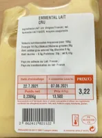 Emmental lait cru