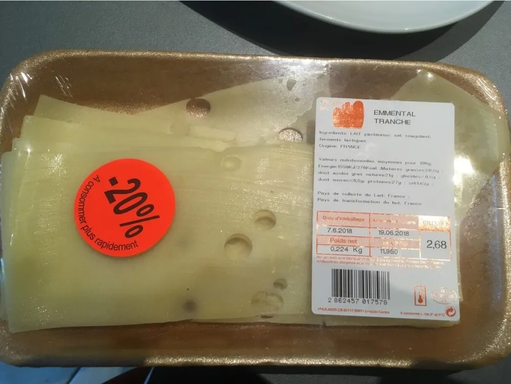 Emmental tranche