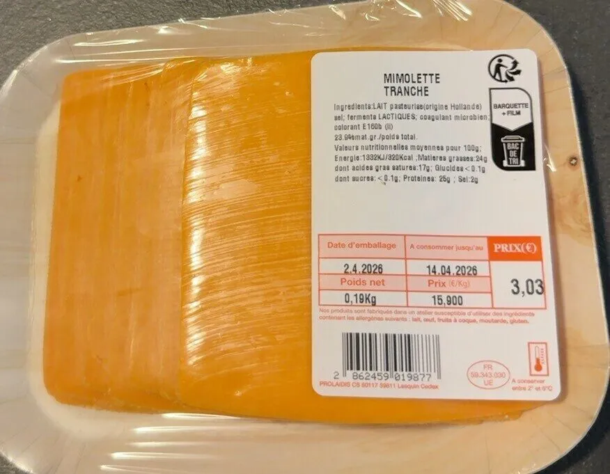 Mimolette Tranche