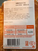 Mimolette extra vieille