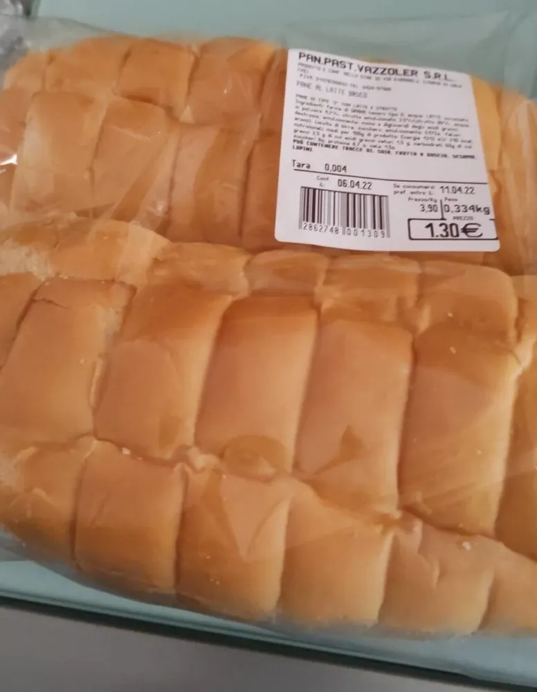 Pane al latte bruco
