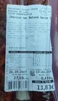 Chorizo sec Roland Serin Sv