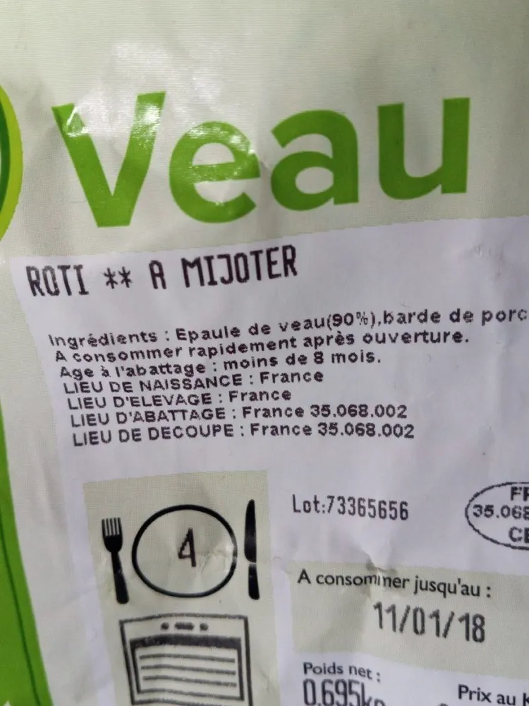 Rôti de veau