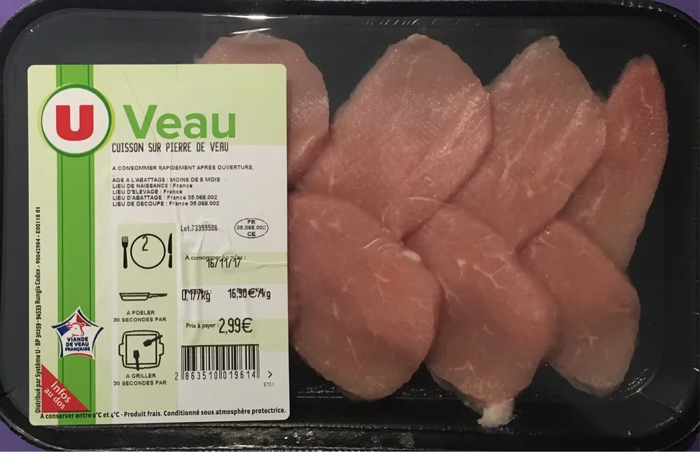 Veau cuisson sur pierre