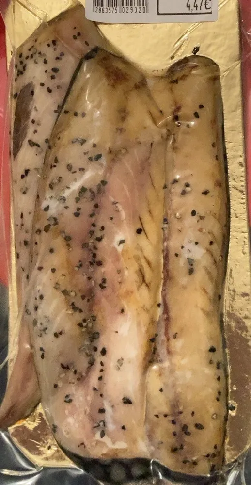 Maquereaux fumé au poivre