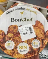 Alitas asada de pollo
