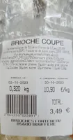 Brioche coupé