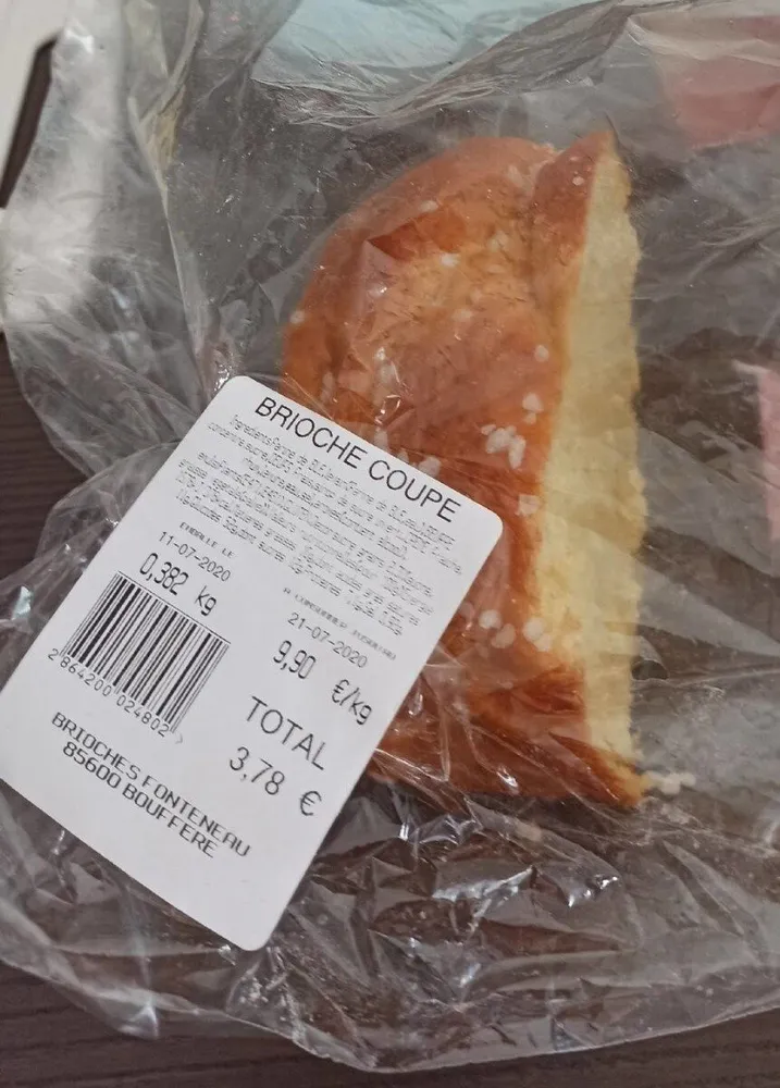 Brioche coupe